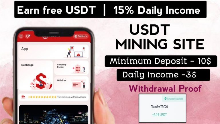 New Usdt Earning Site | Usdt Mining Site 2024 | Best Investment Site | Trx/Usdt Earning Website