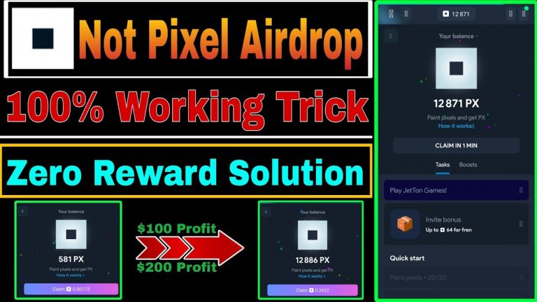 Not Pixel Airdrop | Zero Reward Solution | 100% Working Trick | Increase Max $PX Coins