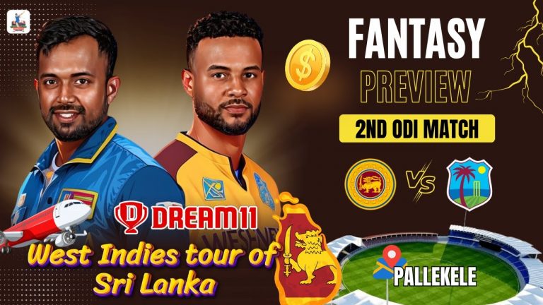 SL vs WI 2nd ODI Match 2024 Fantasy Preview | Sri Lanka vs West Indies | CricStats Analyser