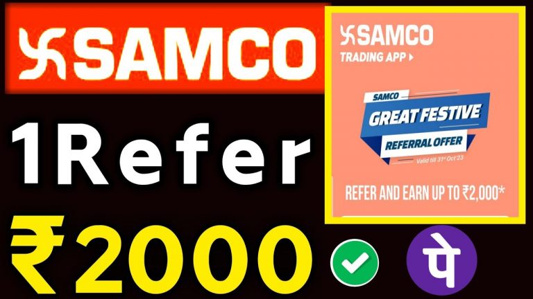 Samco Refer And Earn Samco securities Samco Demat Account Refer And Earn