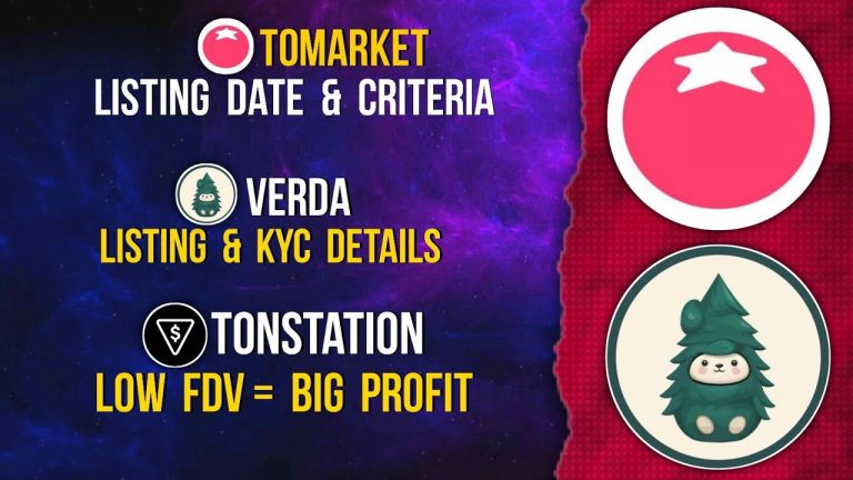 ToMARKET Listing | VERDA KYC & Listing | TONSTATION Big Profit #tomarket #verdacity #tonstation