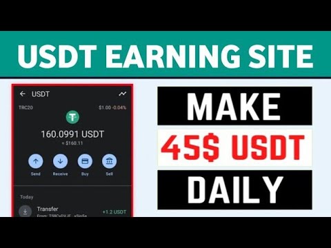 USDT Earning Website Today || Best USDT Earning Website 2024 || Live withdrawal proof