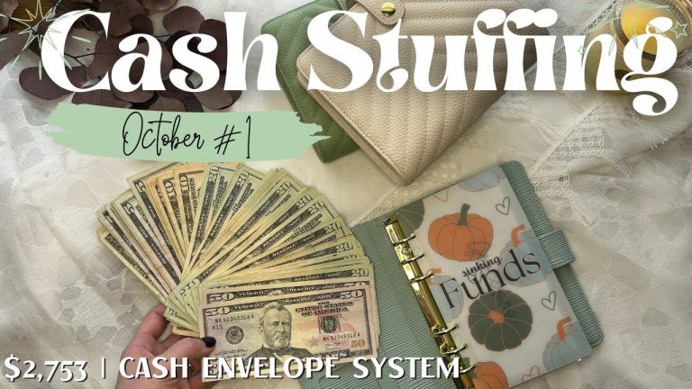 What’s the Secret to CASH STUFFING? | Cash Envelope Stuffing $2,753 | Dave Ramsey Inspired