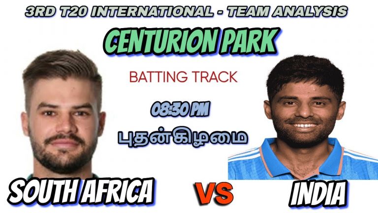 3rd T20I | India VS SouthAfrica || Centurion Park || Team Prediction in Tamil #icc #t20i BatTrack