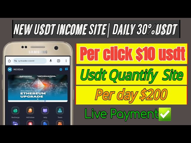 Best Usdt AI robot income site, Per click $100 Usdt earning, Today Usdt earning Site