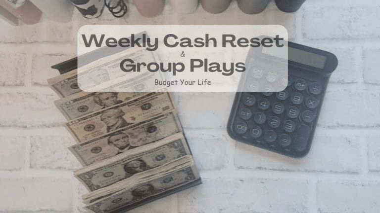 Cash Stuffing $600 | Cash Envelope System | Group Play and Rollover