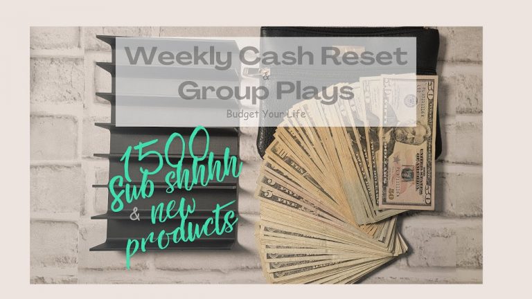 Cash Stuffing $656 | Cash Envelope System | Group Play and Rollover