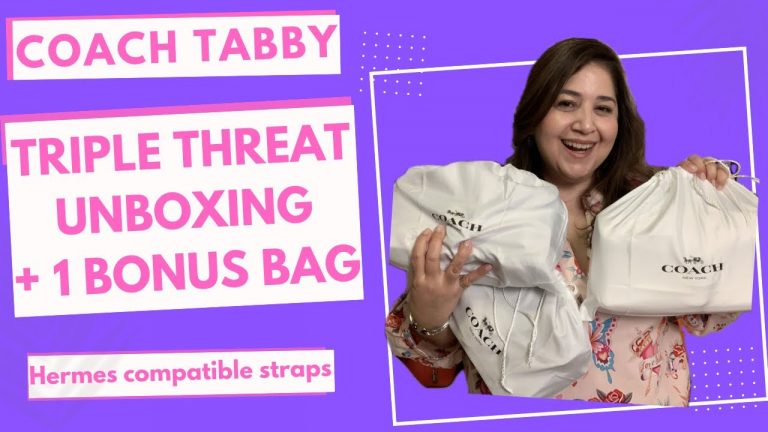 Coach Tabby 26 TRIPLE UNBOXING – Quadruple purchase + Hermes style tips| Military Monday | Camochica