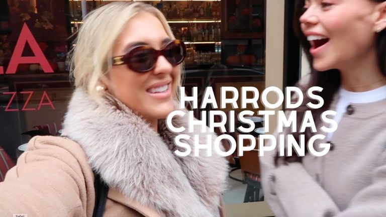 Come Harrods Christmas Shopping With Us – Bestie Day Shopping At Harrods. Chanel + lululemon try on