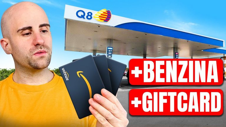 Come ho avuto GIFT CARD AMAZON GRATIS facendo CARBURANTE con Q8 CLUB