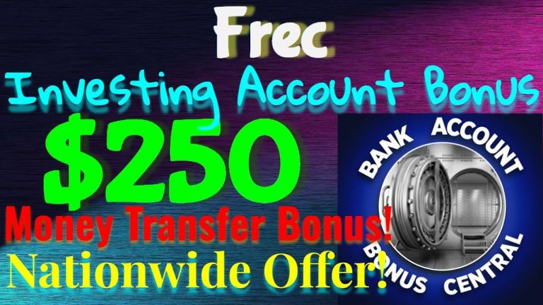 Frec $250 Brokerage Investment Account Bonus