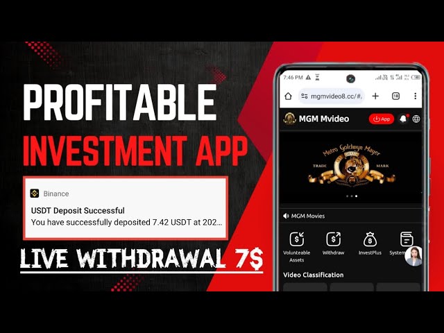 MGM Investment App || New Video Advertising App Today || USDT Investment 2024