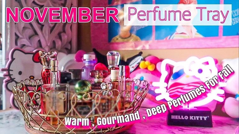 NOVEMBER PERFUME TRAY ! | PERFUMES PERFECT FOR FALL WEATHER