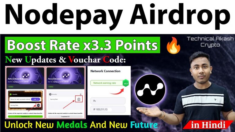 Nodepay Airdrop New Update Unlock Madals And Boost Your Points x3.3 Speed