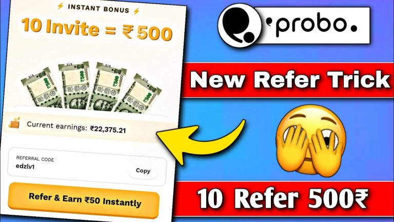 Probo Refer se paise kaise kamaye | probo refer and earn tricks | How to use probo app| probo