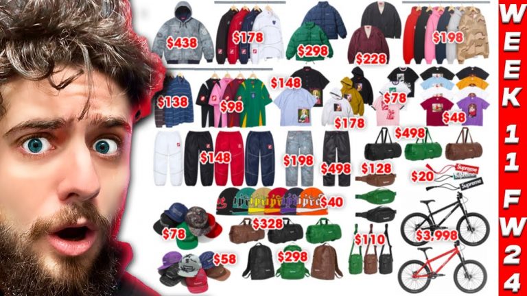 Supreme Week 11 Droplist – Jane’s Addiction Collab x $4,000 Bike! #FW24