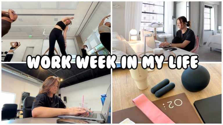 WORK WEEK IN MY LIFE | going to the office, pilates, date night + more