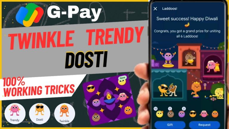 how to get twinkle trendy dosti laddoo working tricks | gpay laddoo offer complete tricks |