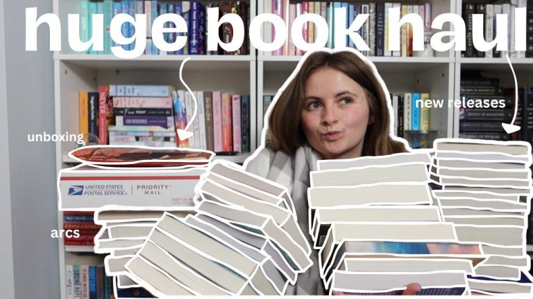 my biggest BOOK HAUL yet!! 30+ books: arcs, new releases + more