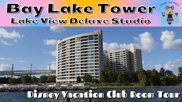 Bay Lake Tower Deluxe Studio with Lake View Room Tour | DVC BLT Room 7608 | October 2023