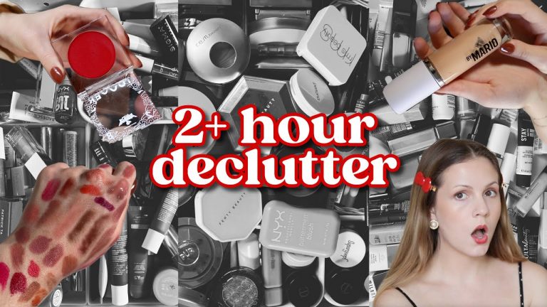 FULL MAKEUP COLLECTION DECLUTTER… 2+ hours *relaxing*