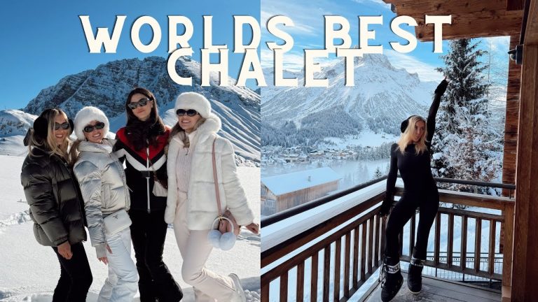 GIRLS SKI TRIP VLOG! Staying At The Worlds Most Luxury Ski Chalet In Lech – Skiing In Austria