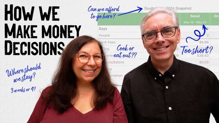 Our approach to Money and Budgeting as Retired Full-Time Travelers