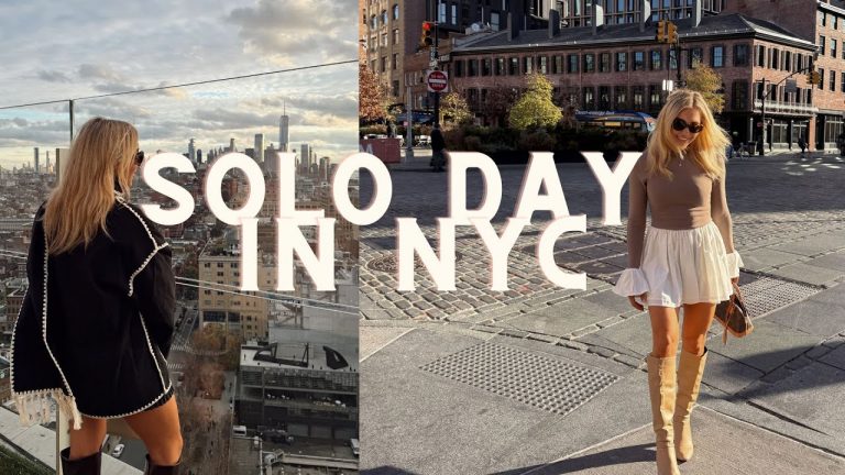 Perfect Solo Day In New York City! New York Vlogs, New York Best Food, Best Bagels In New York