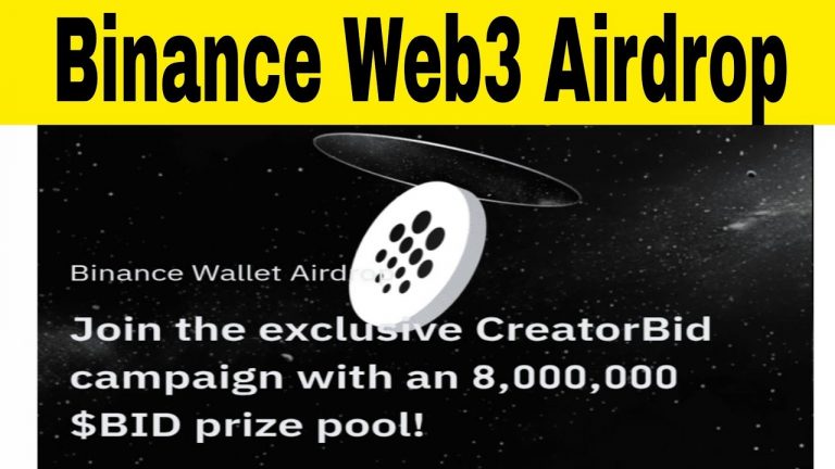 Binance AI Agent Web3 Wallet Airdrop | Lock 20 $Agent For Membership | 8 Million $BID Reward Pool