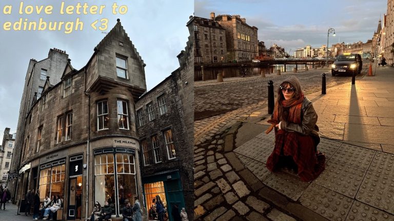 Bookish Week in Edinburgh cozy, calm travel diaries w/ harry potter vibes