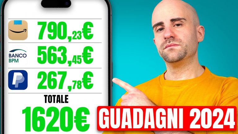 GIFT CARD AMAZON e SOLDI su PAYPAL quanto ho GUADAGNATO nel 2024