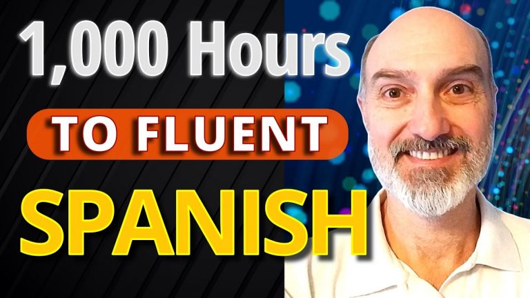 Master Spanish with 1,000 Hours in Just a Year