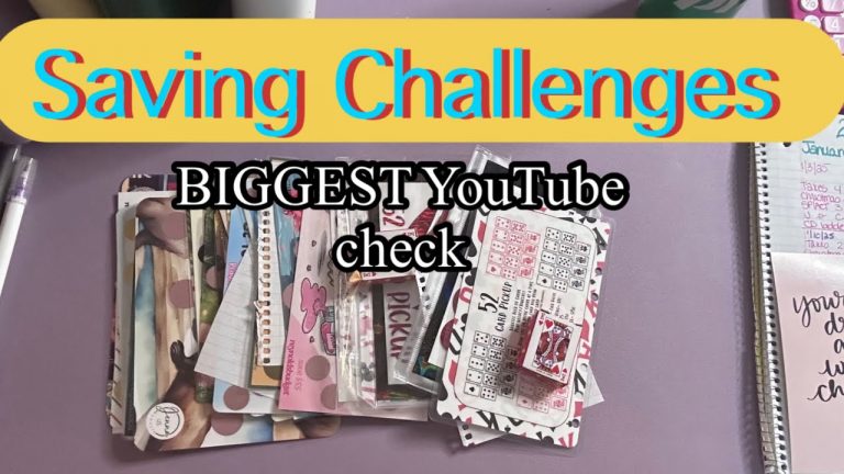 SIDE HUSTLE (You Tube Check)|| SAVINGS CHALLENGES|| CHRISTMAS BINDER|| WORK YOUR APPS OFF||